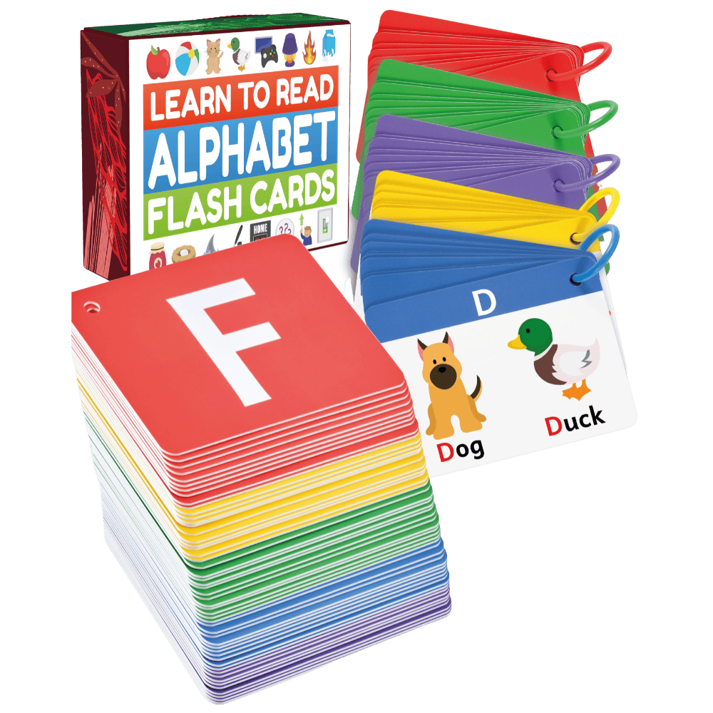 ABC Flash Cards Letter Recognition & Early Reading Practice Bambino