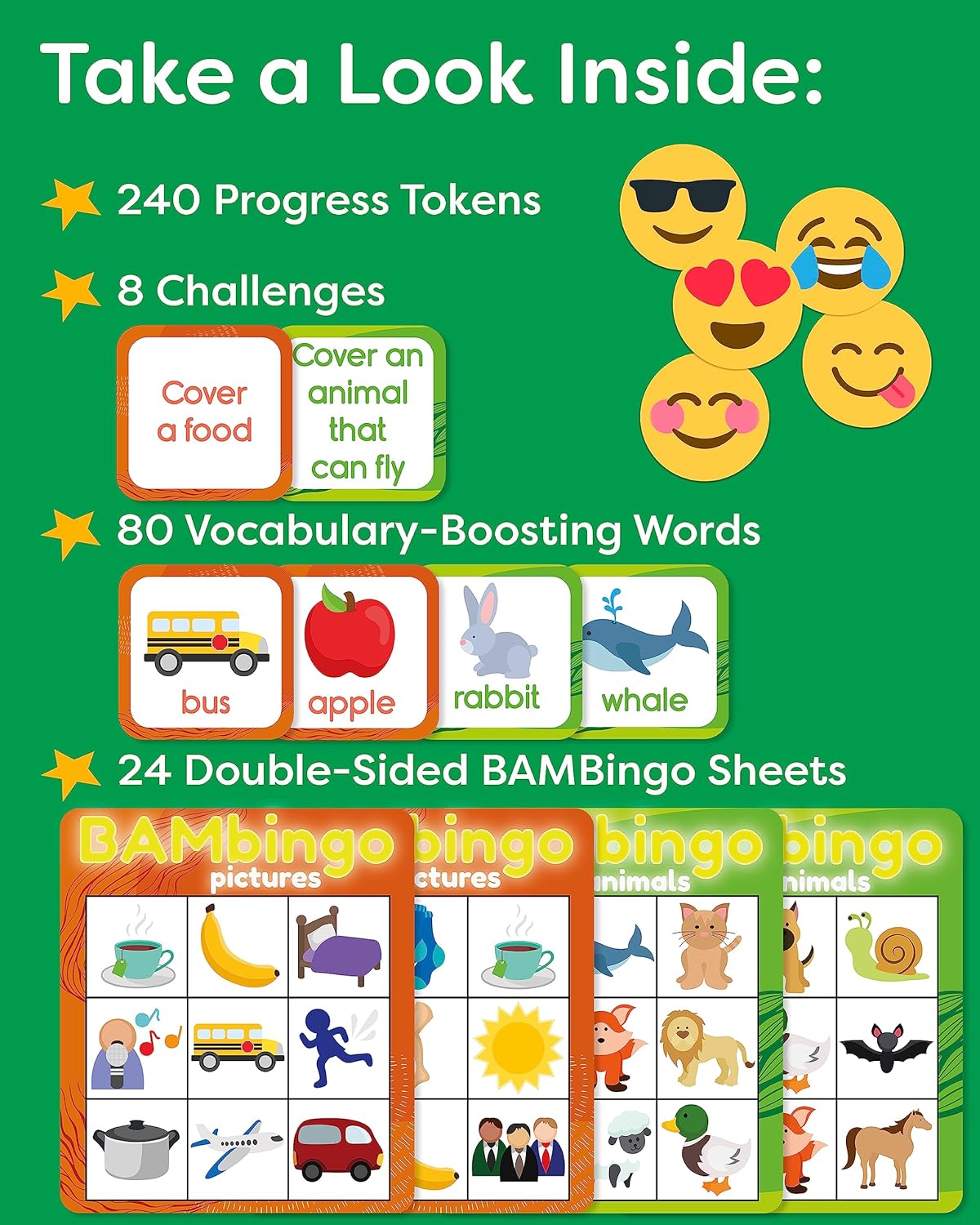 BAMBingo Animal & Picture - Ages 3-6