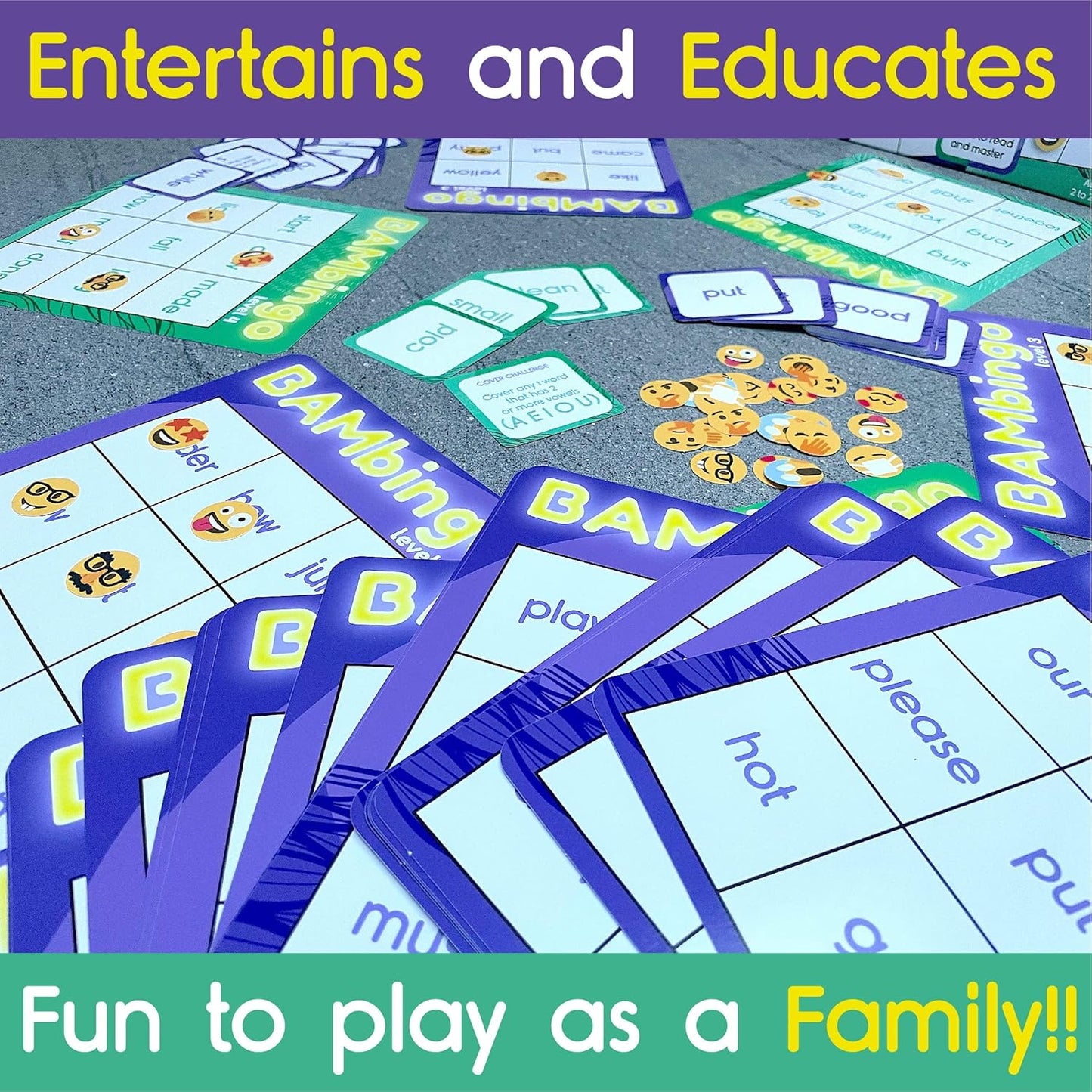 BAMbingo Sight Word Game - Level 3 & 4