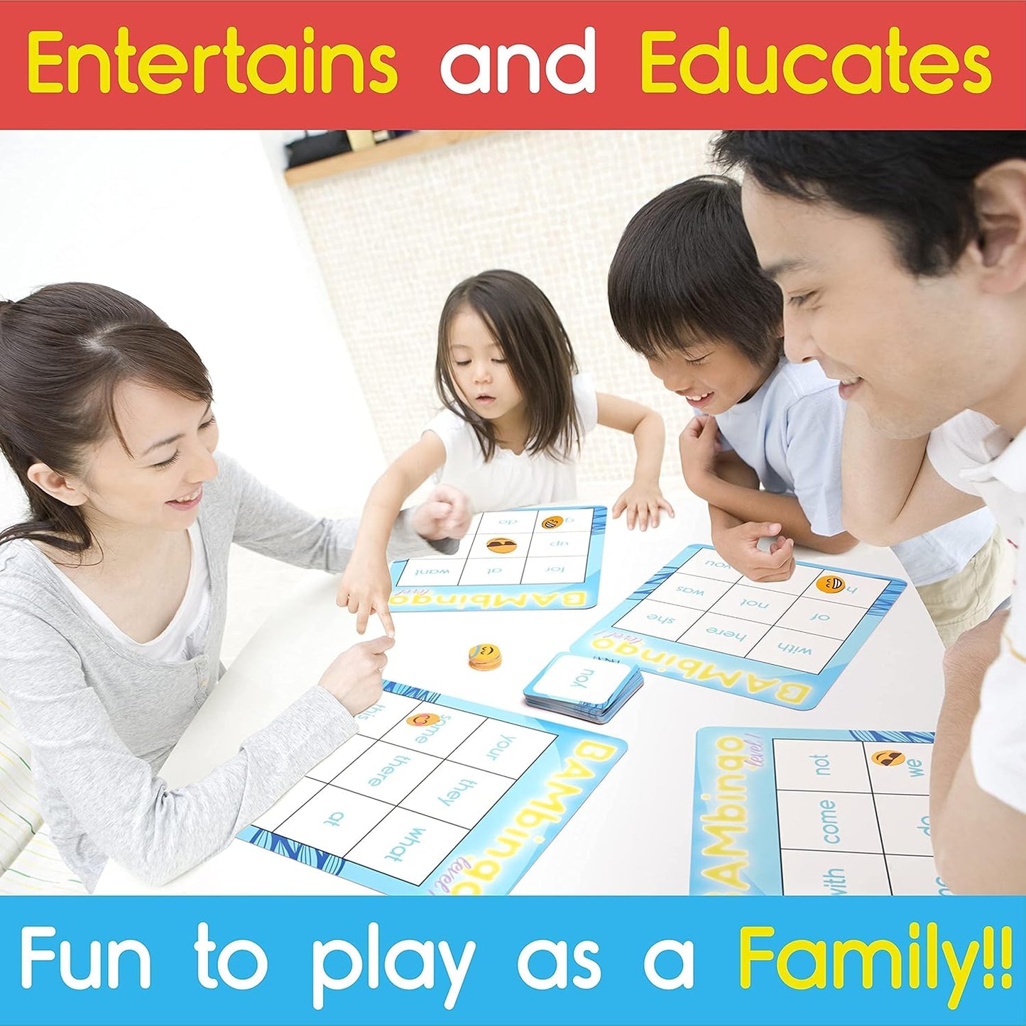 BAMbingo Sight Word Game - Level 1 & 2