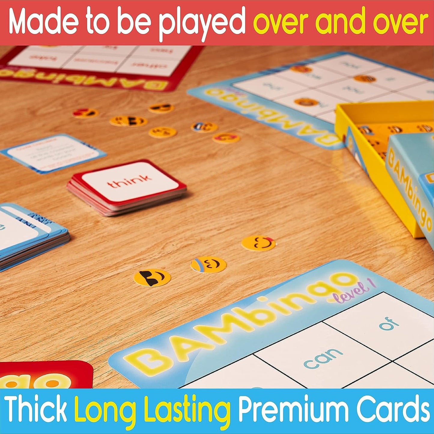 BAMbingo Sight Word Game - Level 1 & 2