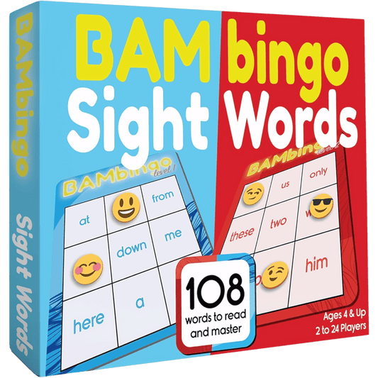 BAMbingo Sight Word Game - Level 1 & 2
