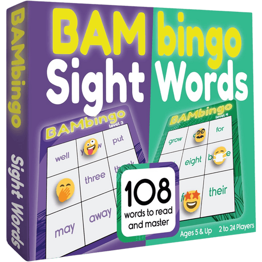 BAMbingo Sight Word Game - Level 3 & 4