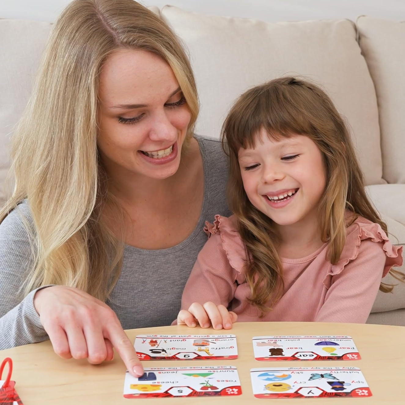 Phonics Flash Cards - Digraphs, Blends, Vowels, Ages 4-8