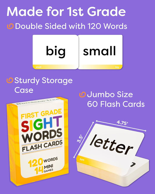 Sight Words Flash Cards - 1st Grade