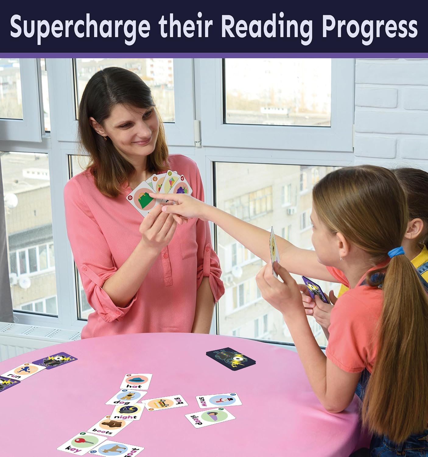 WOWELs Phonics & Vowel Sounds Game - Short & Long Vowels, K-2