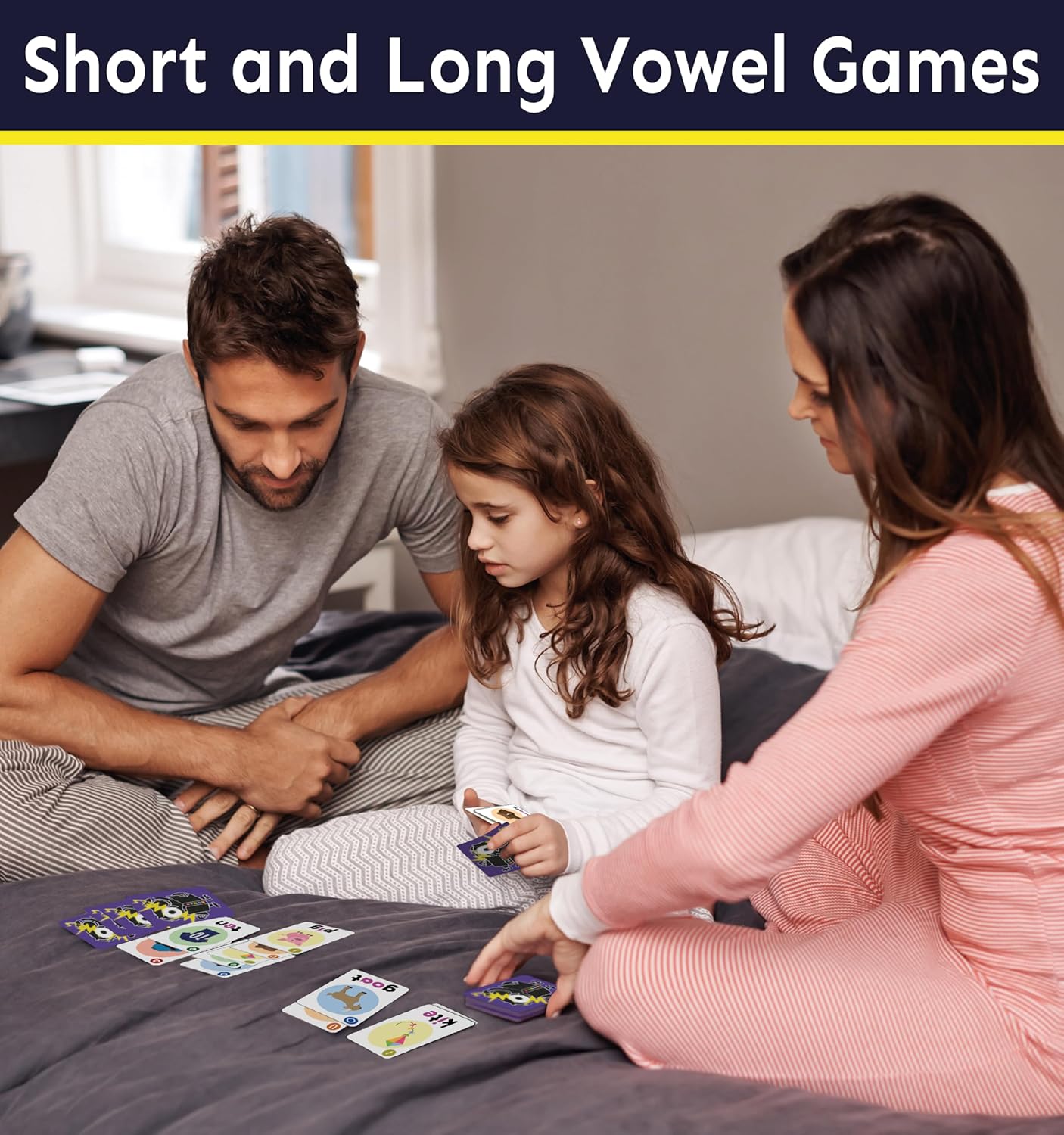 WOWELs Phonics & Vowel Sounds Game - Short & Long Vowels, K-2