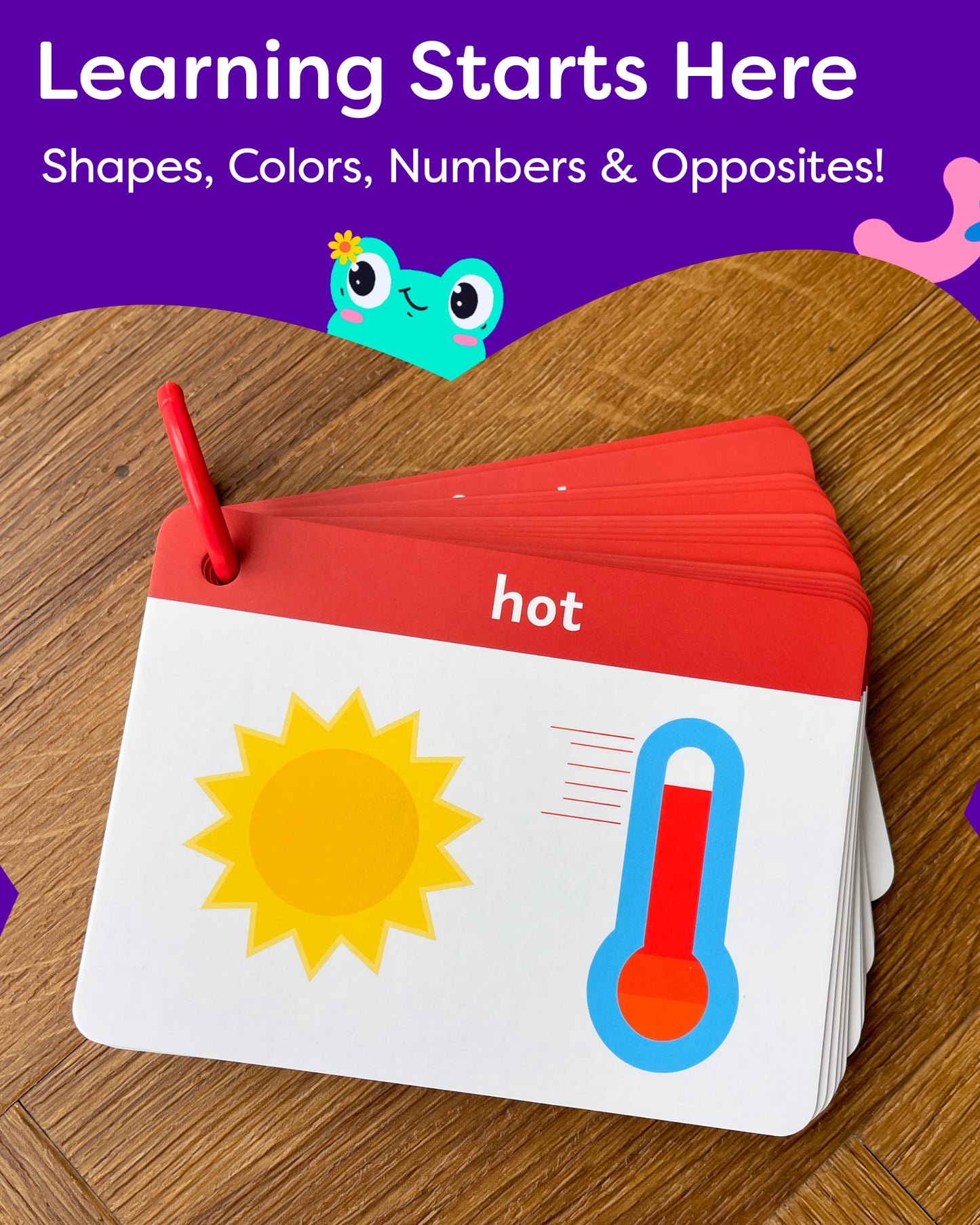 Toddler Flash Cards - Colors Numbers Shapes