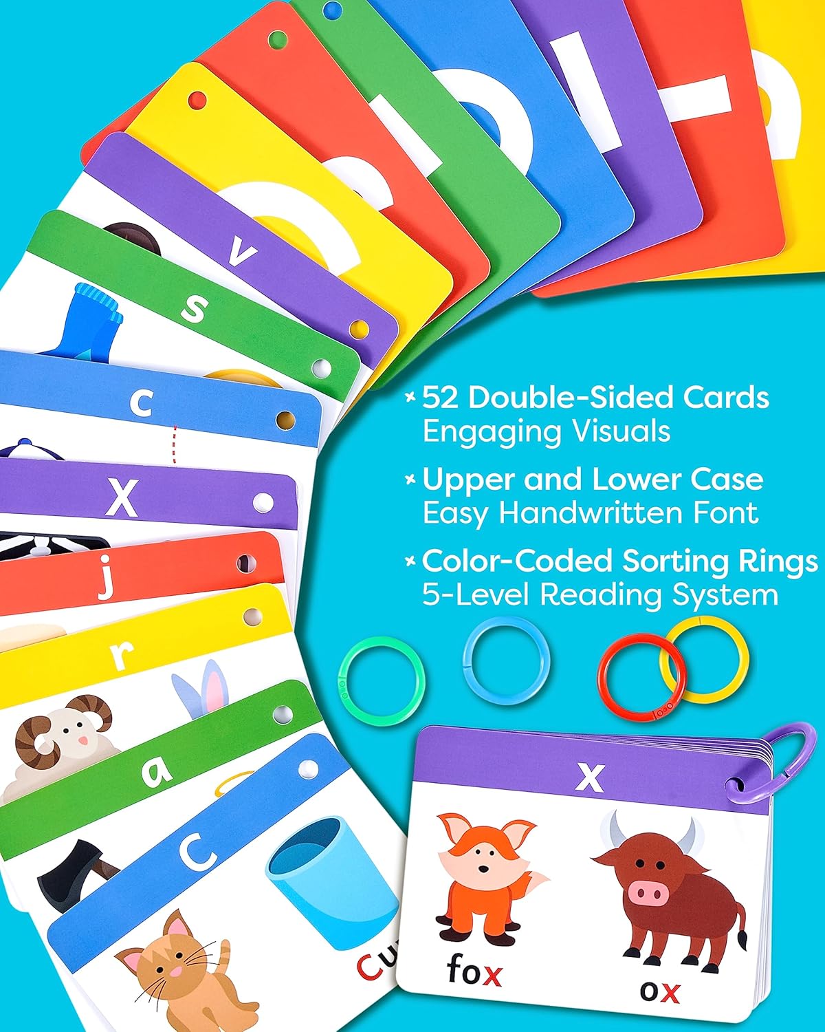 Alphabet Flash Cards - Ages 3-6