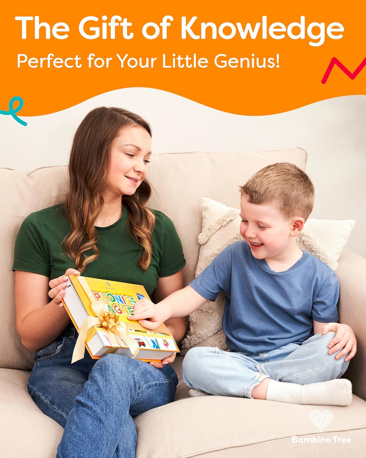 Alphabet & Phonics Magnets - CVC Builder & Picture Cards, Magnetic Board
