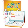 Alphabet & Phonics Magnets - CVC Builder & Picture Cards, Magnetic Board