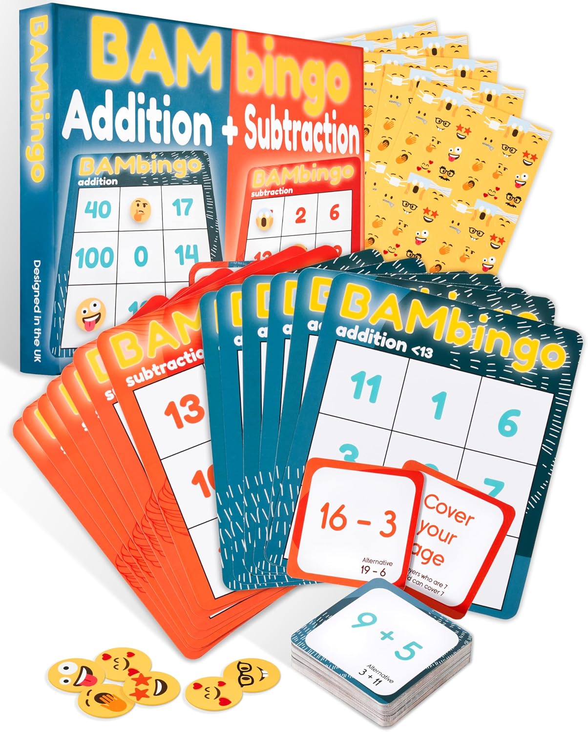 BAMBingo Addition & Subtraction - Grades 1-3