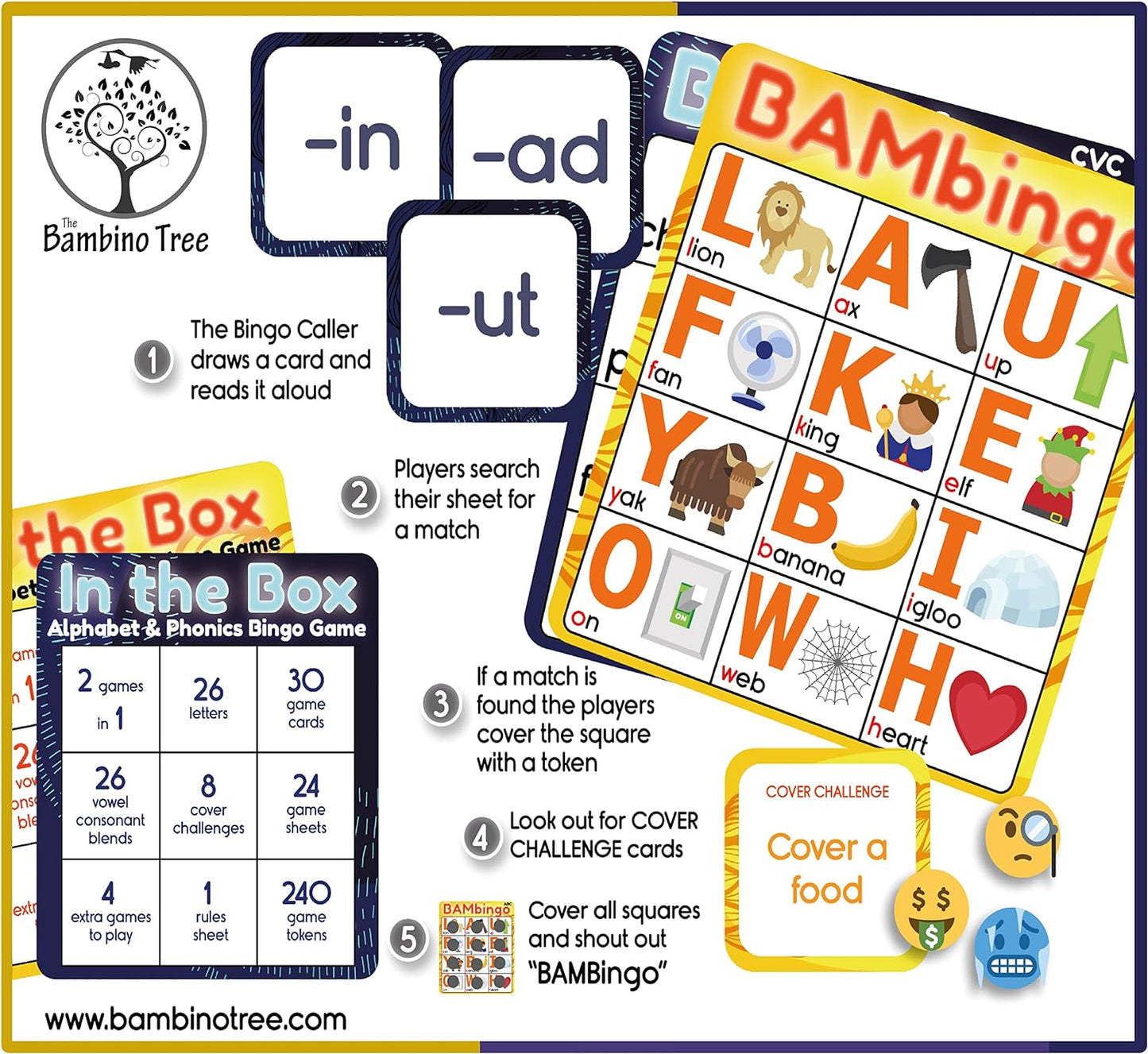 BAMBingo Alphabet & Phonics - Ages 3-6