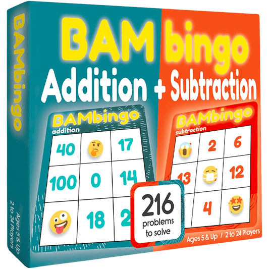 BAMBingo Addition & Subtraction - Grades 1-3