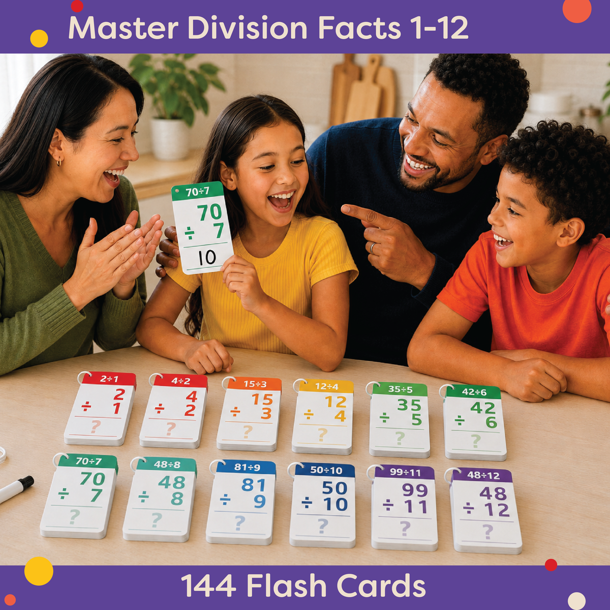 Division Flash Cards