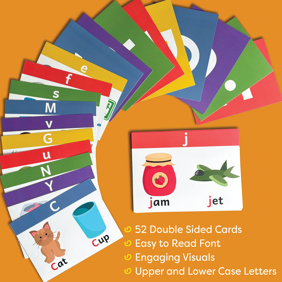 Jumbo Alphabet Flash Cards