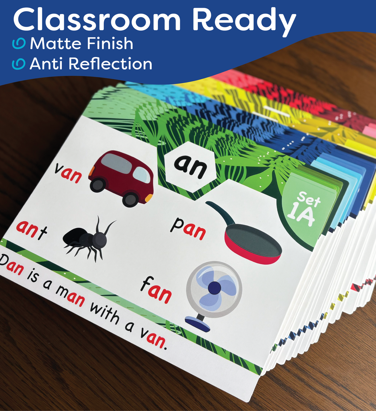 Jumbo Phonics Flash Cards