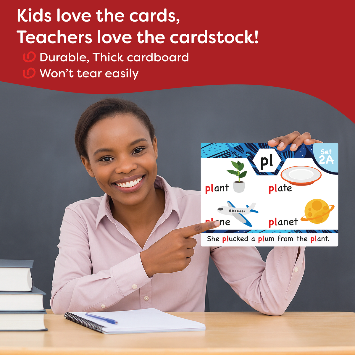 Jumbo Phonics Flash Cards