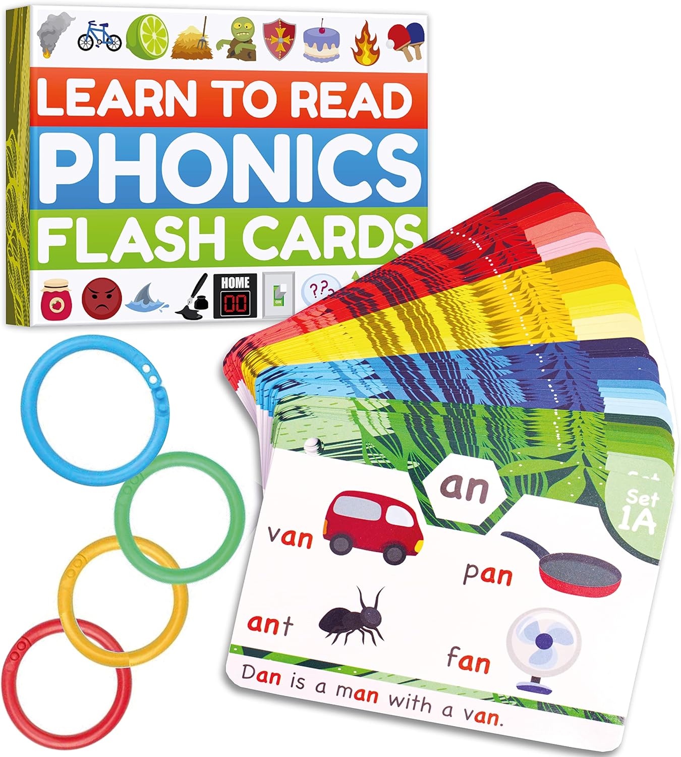 Phonics Flash Cards & Magnets - Reading Bundle