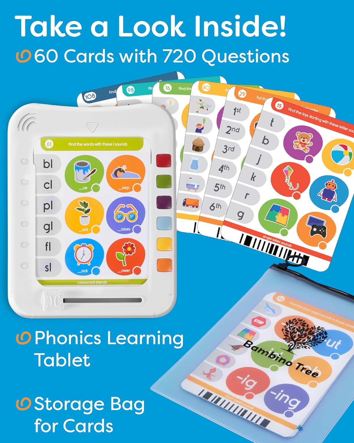 Phonics Learning Pad - Ages 5-11 - Vowels, Blends, Digraphs