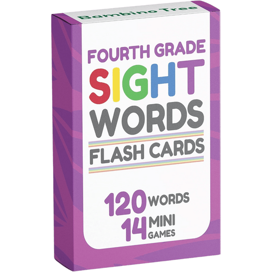 Sight Words Flash Cards - 4th Grade