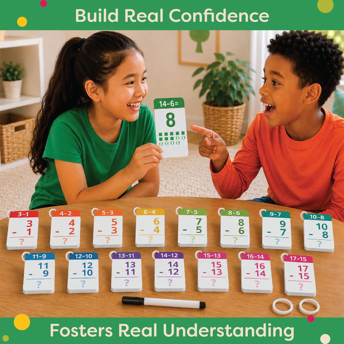 Subtraction Flash Cards